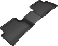 Thumbnail for 3D MAXpider 2019-2020 Lexus UX Kagu 2nd Row Floormats - Black