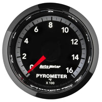 Thumbnail for Autometer Gen4 Dodge Factory Match 52.4mm Full Sweep Electronic 0-1600 Deg F EGT/Pyrometer Gauge