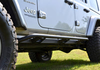 Thumbnail for N-Fab Trail Slider Steps 18-20 Jeep Wrangler JL 4 Door SUV - SRW - Textured Black