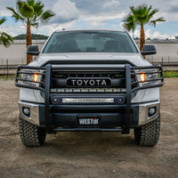 Thumbnail for Westin 14-20 Toyota Tundra Sportsman X Grille Guard - Textured Black