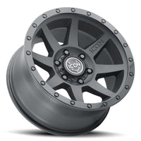 Thumbnail for ICON Rebound 17x8.5 5x5 -6mm Offset 4.5in BS 71.5mm Bore Double Black Wheel