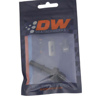 Thumbnail for DeatschWerks 6AN Male Flare to 5/16in Male EFI Quick Connect Adapter - Anodized Matte Black