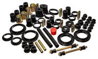 Thumbnail for Energy Suspension 85-93 Ford Mustang Black Hyper-flex Master Bushing Set