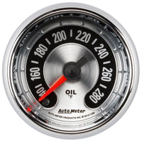 Thumbnail for Autometer American Muscle 2-1/16in Full Sweep Electric Digital Stepper 140-280 Deg F Oil Temp Gauge