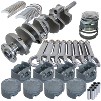 Thumbnail for Eagle Ford FE .040 Over Bore Stroker Rotating Assembly Kit w/Dish Piston