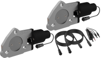 Thumbnail for QTP 2.5in Bolt-On QTEC Dual Electric Cutout Valves - Pair