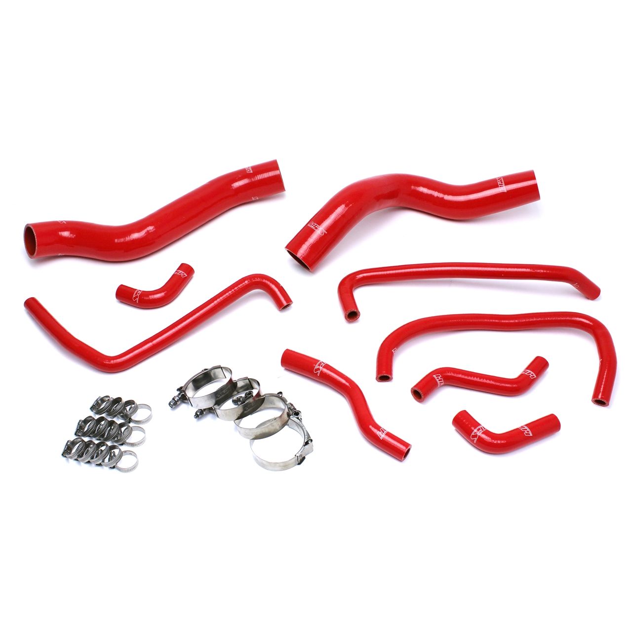 HPS Red Reinforced Silicone Radiator + Heater Hose Kit for Dodge 13-17 Viper SRT-10 8.4L V10