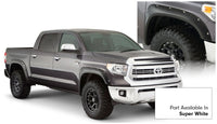 Thumbnail for Bushwacker 16-18 Toyota Tundra Fleetside Pocket Style Flares 4pc 66.7/78.7/97.6in Bed - Super White