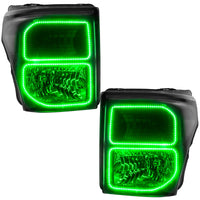 Thumbnail for Oracle Ford F250/350 11-16 Halo Kit (Square Ring Design) - ColorSHIFT w/ BC1 Controller SEE WARRANTY