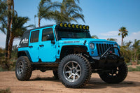 Thumbnail for ICON 07-18 Jeep Wrangler JK Pro Series Front Bumper Rec Winch Mount w/Bar/Tabs