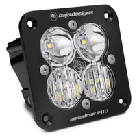 Thumbnail for Baja Designs Squadron Pro Driving/Combo Pattern Flush Mount Black LED Light Pod - Clear