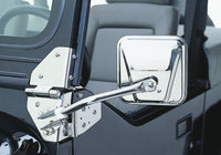 Thumbnail for Rampage 1955-1983 Jeep CJ5 Side Mirrors - Stainless
