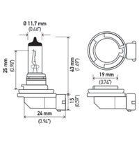 Thumbnail for Hella H11 12V 55W Xenon White XB Bulb (Pair)