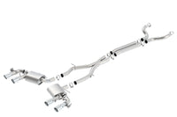 Thumbnail for Borla 2017+ Chevy Camaro ZL1 6.2L S-Type Catback Exhaust w/ Dual Split Rear Exit