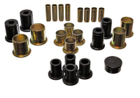 Thumbnail for Energy Suspension 91-96 Buick LeSabre / 90-94 Chevy Astro Black Front Lower and Upper Control Arm Bu