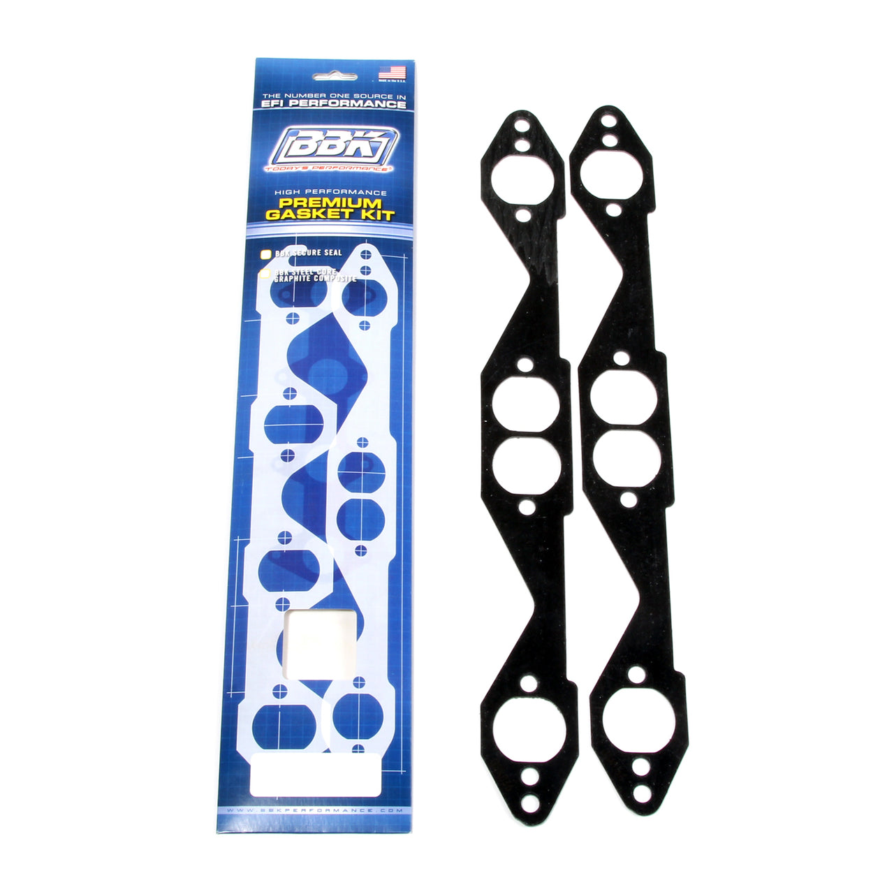 PREMIUM HEADER GASKET SET- GM SMALL BLOCK (PAIR) Up To 1-3/4" Port