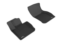 Thumbnail for 3D MAXpider 2014-2019 Mini Hardtop 4-Door Kagu 1st Row Floormat - Black