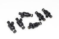 Thumbnail for DeatschWerks Universal 800cc Low Impedance 11mm Upper Injector - Set of 6