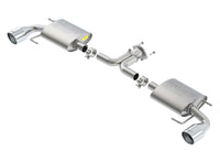 Thumbnail for Borla 14-16 Mazda 3 2.0/2.5L AT/MT FWD S-Type Cat-Back Exhaust Single Split Rear Exit