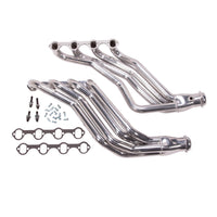 Thumbnail for 1986-1993 MUSTANG 1-3/4 LONG TUBE 351 SWAP HEADERS (POLISHED SILVER CERAMIC)