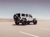 Thumbnail for Road Armor 07-18 Jeep Wrangler JKU 4DR Stealth Rocker Body Armor Rocker Panel - Tex Blk