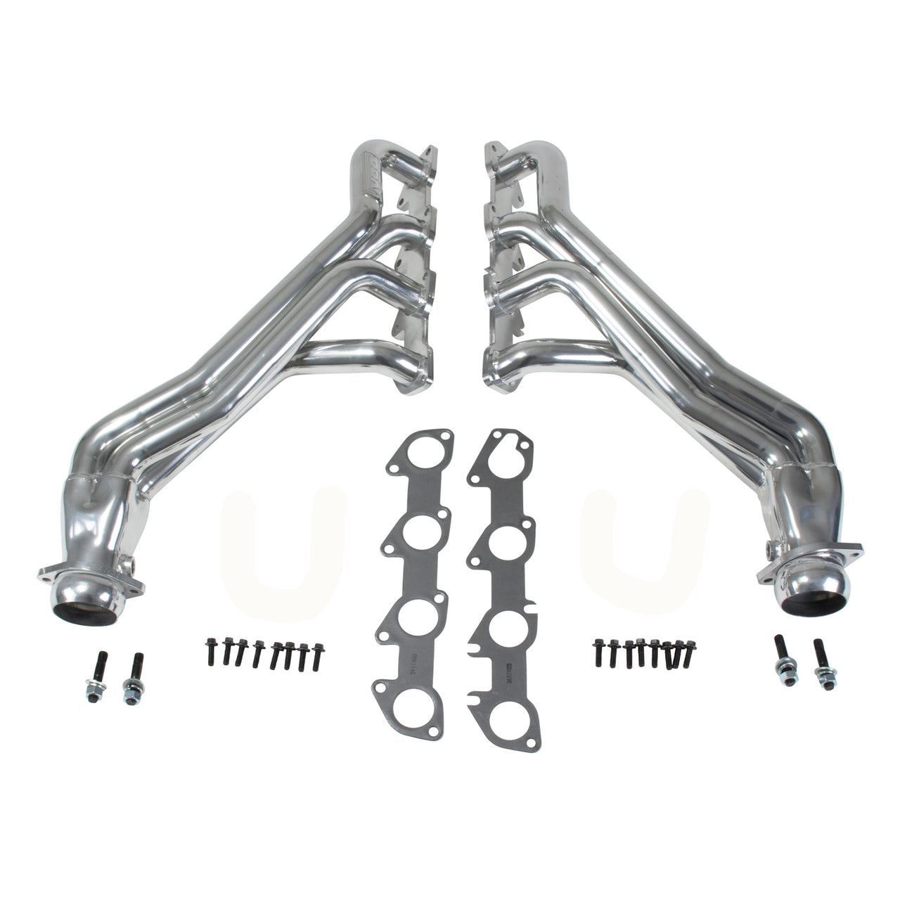 2005-2008 DODGE 5.7 HEMI CAR LONG TUBE HEADERS (POLISHED SILVER CERAMIC)