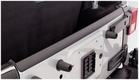 Thumbnail for Bushwacker 07-18 Jeep Wrangler Trail Armor Hood and Tailgate Protector Excl Power Dome Hood - Black