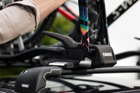 Thumbnail for Thule TopRide Fork-Mounted Roof Bike Rack (Fits 9-15mm Thru-Axle & Standard 9mm Quick-Release Bikes)