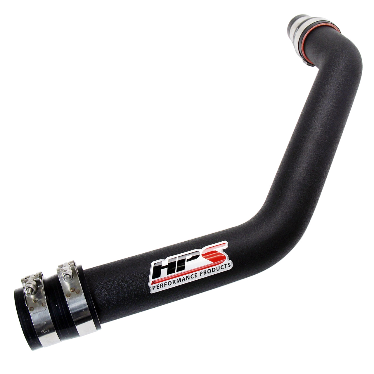 HPS Black 2.5" Upper Intercooler Pipe UICP for 08-15 Mitsubishi Lancer EVO X Turbo