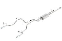 Thumbnail for Borla 14-15 Toyota Tundra 4.6L/5.7L Crew Max SB DC SB Touring Cat Back Exhaust Dual Split Rear Exit