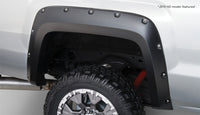 Thumbnail for Bushwacker 14-18 GMC Sierra 1500 Pocket Style Flares 2pc 69.3/78.8/97.8in Bed - Black
