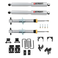 Thumbnail for Belltech 2021+ Ford F-150 4WD 1in to 3.5in Front 5.5in Rear Lowering Kit
