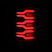 Thumbnail for AlphaRex 14-18 GMC Sierra 1500/2500HD/3500HD LUXX-Series LED Tail Lights Blk w/Actv Light & Seq. Sig