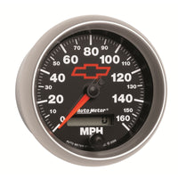 Thumbnail for Autometer Speedometer 3-3/8in, 0-160 MPH, Elec. Programmable - Bowtie Black