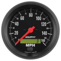 Thumbnail for Autometer Z-Series 3 3/8in 160 MPH Electric Speedometer w/ LCD Odometer