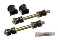Thumbnail for Energy Suspension 89 Toyota 4Runner 2/4WD Black 24mm Complete Front Sway Bar Bushing Set