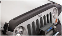 Thumbnail for Bushwacker 07-18 Jeep Wrangler Trail Armor Hood and Tailgate Protector Excl Power Dome Hood - Black
