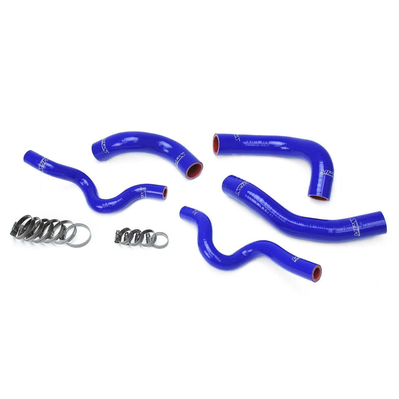 HPS Reinforced Blue Silicone Radiator Hose Kit Coolant for Hyundai 13-17 Veloster 1.6L Turbo