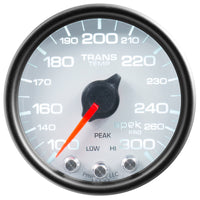 Thumbnail for Autometer Spek-Pro Gauge Trans Temp 2 1/16in 300f Stepper Motor W/Peak & Warn Wht/Blk