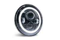 Thumbnail for DV8 Offroad 07-18 Jeep Wrangler JK LED Projector Headlights w/ Angel Eyes