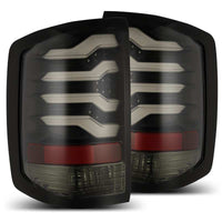 Thumbnail for AlphaRex 14-18 Chevrolet Silverado 1500 PRO-Series LED Tail Lights Jet Black