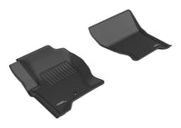 Thumbnail for 3D MAXpider 2008-2016 Land Rover Lr4/Range Rover Sport Kagu 1st Row Floormat - Black