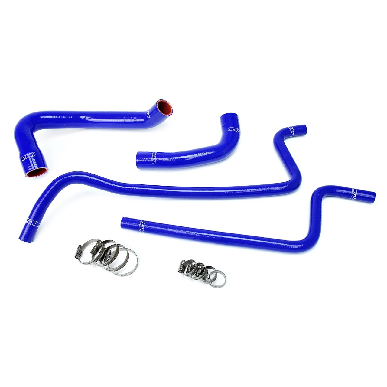HPS Blue Reinforced Silicone Radiator + Heater Hose Kit for Jeep 00-01 Wrangler TJ 4.0L Left Hand Drive