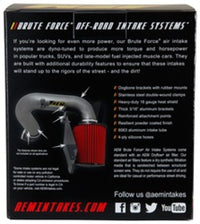 Thumbnail for AEM Brute Force Dryflow Air Filter - Conical 6in Base OD / 5.125in Top OD / 5.25in Height