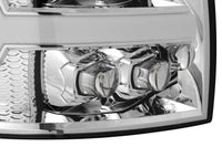 Thumbnail for AlphaRex 07-13 Chevy 1500HD NOVA LED Proj Headlights Plank Style Chrm w/Activ Light/Seq Signal