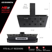 Thumbnail for Go Rhino HS-10 Hitch Skid Step