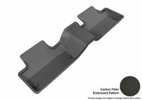 Thumbnail for 3D MAXpider 2014-2019 Land Rover Range Rover Evoque Kagu 2nd Row Floormats - Black