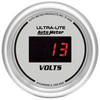 Thumbnail for Autometer Ultra-Lite 2-1/16in 8-18 Volts Digital Voltmeter