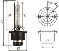 Thumbnail for Hella D2S 35W High Intensity Discharge Capsule