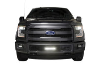 Thumbnail for Putco 15-17 Ford F-150 - SS Black Bar Design w/10in Luminix Light Bar Bumper Grille Inserts